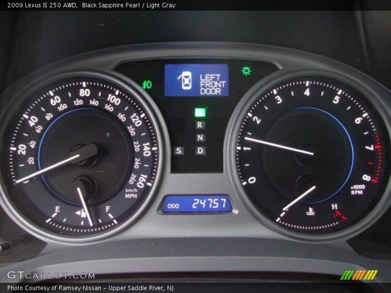  2009 IS 250 AWD 250 AWD Gauges
