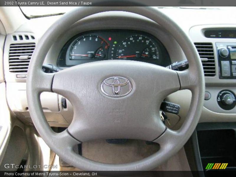Desert Sand Mica / Taupe 2002 Toyota Camry LE