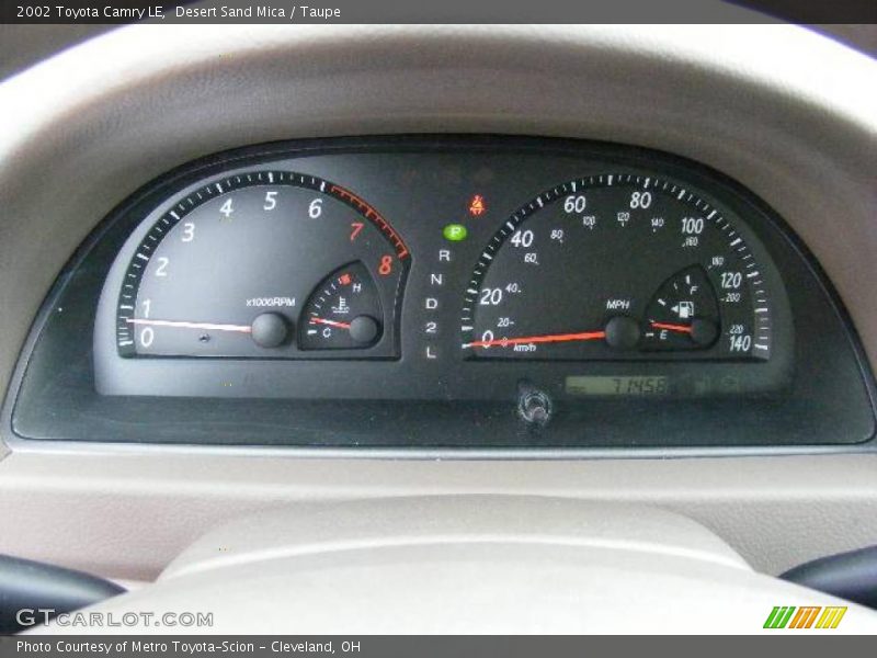 Desert Sand Mica / Taupe 2002 Toyota Camry LE