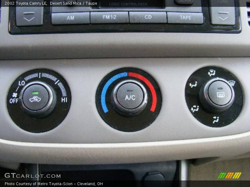 Desert Sand Mica / Taupe 2002 Toyota Camry LE