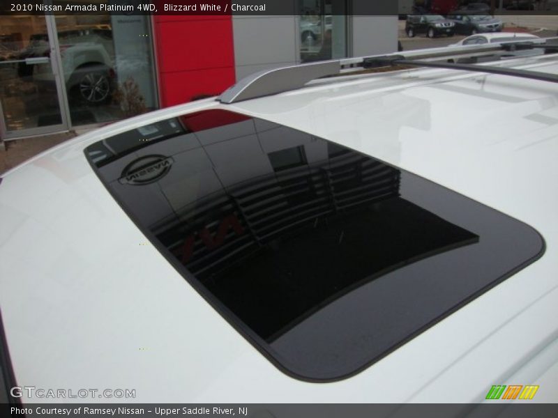 Blizzard White / Charcoal 2010 Nissan Armada Platinum 4WD