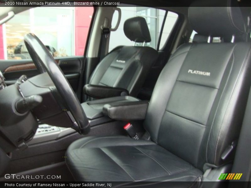  2010 Armada Platinum 4WD Charcoal Interior