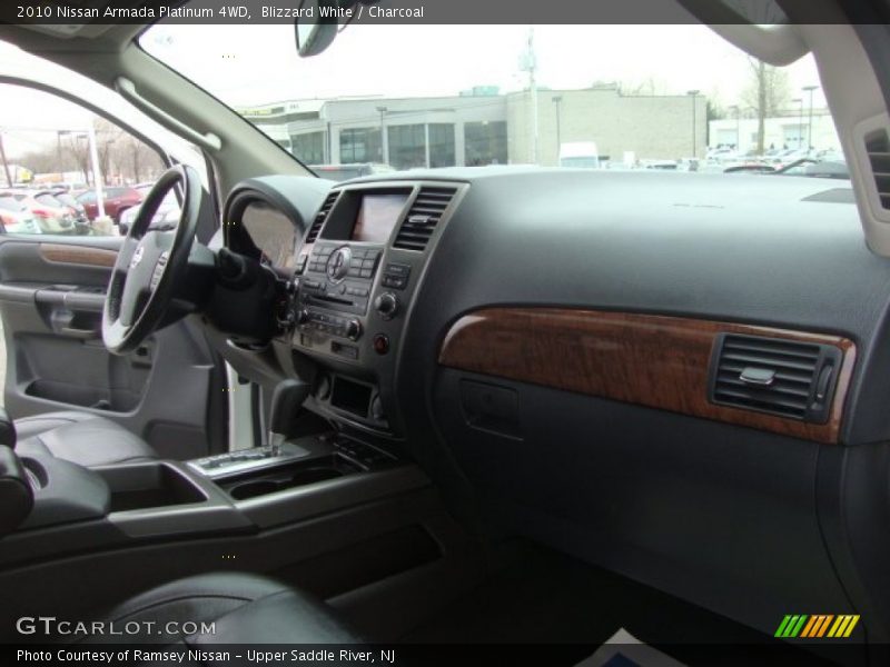 Blizzard White / Charcoal 2010 Nissan Armada Platinum 4WD