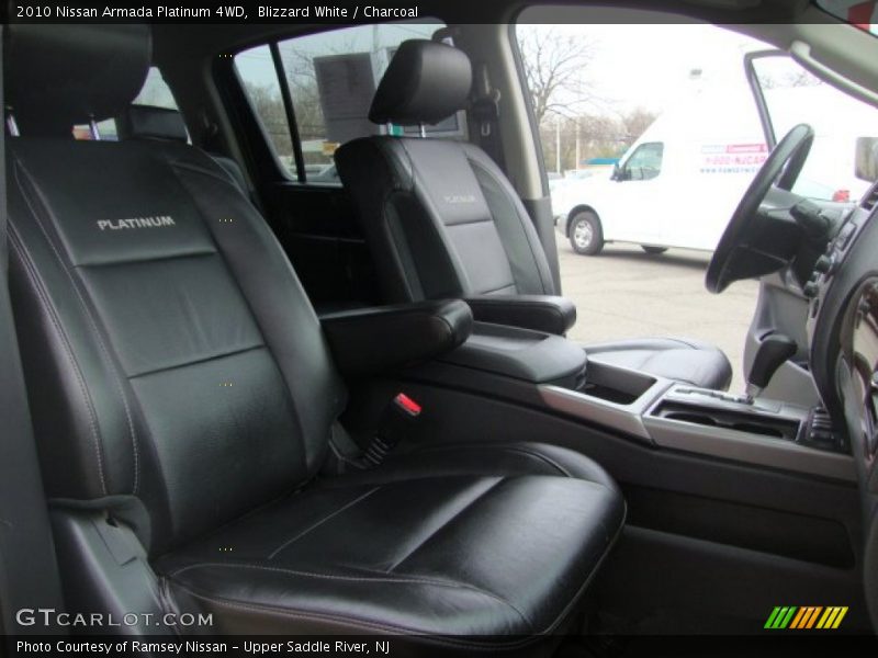 Blizzard White / Charcoal 2010 Nissan Armada Platinum 4WD