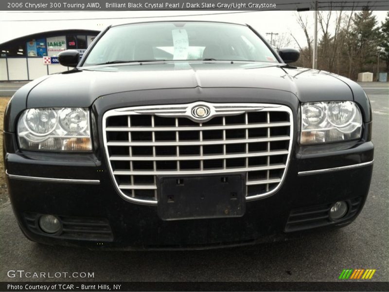 Brilliant Black Crystal Pearl / Dark Slate Gray/Light Graystone 2006 Chrysler 300 Touring AWD