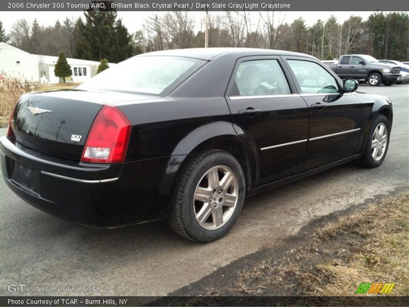 Brilliant Black Crystal Pearl / Dark Slate Gray/Light Graystone 2006 Chrysler 300 Touring AWD
