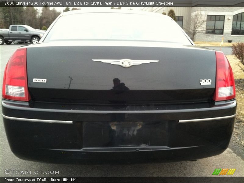 Brilliant Black Crystal Pearl / Dark Slate Gray/Light Graystone 2006 Chrysler 300 Touring AWD
