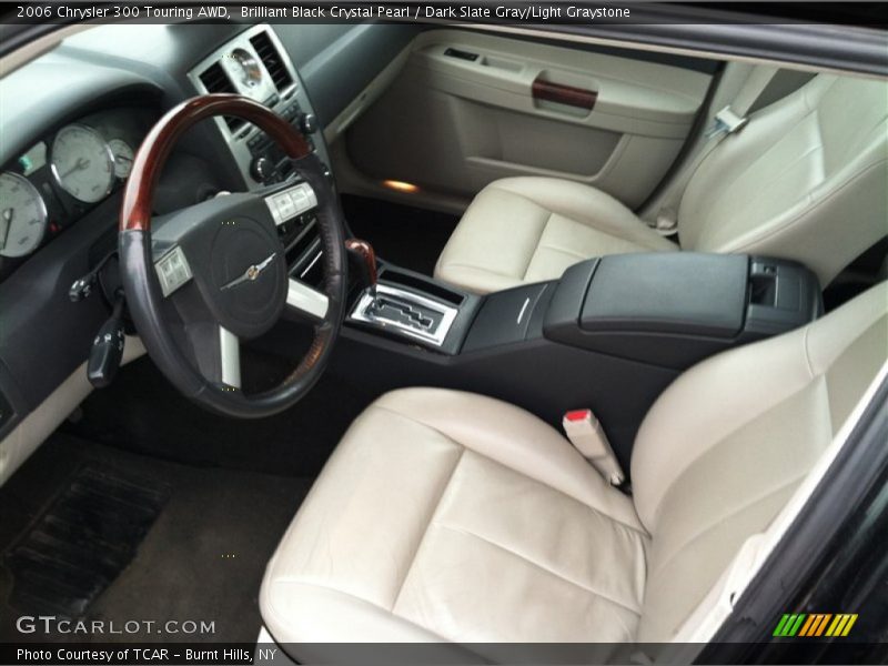 Brilliant Black Crystal Pearl / Dark Slate Gray/Light Graystone 2006 Chrysler 300 Touring AWD