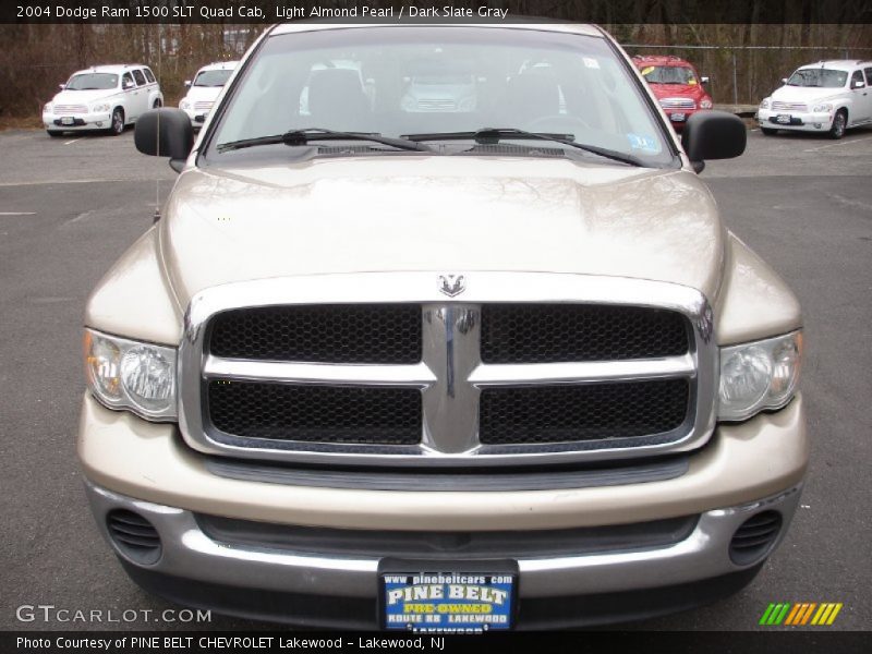 Light Almond Pearl / Dark Slate Gray 2004 Dodge Ram 1500 SLT Quad Cab
