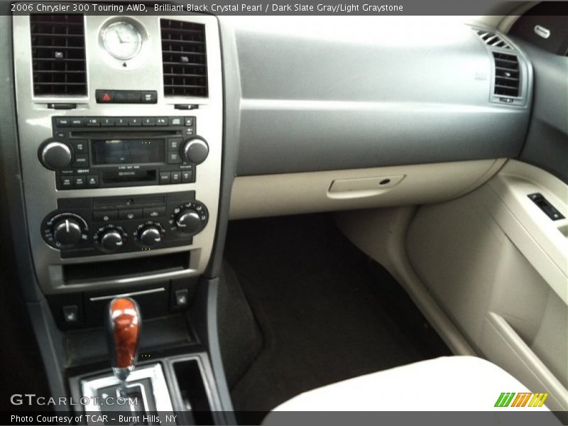 Brilliant Black Crystal Pearl / Dark Slate Gray/Light Graystone 2006 Chrysler 300 Touring AWD
