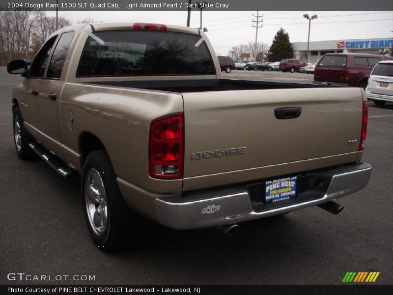 Light Almond Pearl / Dark Slate Gray 2004 Dodge Ram 1500 SLT Quad Cab