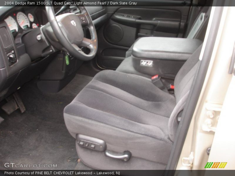 Light Almond Pearl / Dark Slate Gray 2004 Dodge Ram 1500 SLT Quad Cab