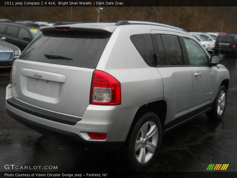 Bright Silver Metallic / Dark Slate Gray 2011 Jeep Compass 2.4 4x4