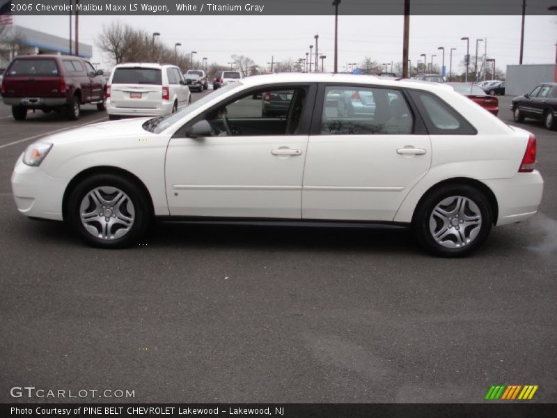 White / Titanium Gray 2006 Chevrolet Malibu Maxx LS Wagon