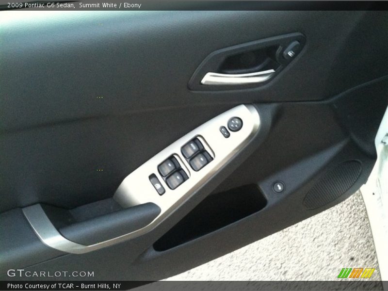 Summit White / Ebony 2009 Pontiac G6 Sedan