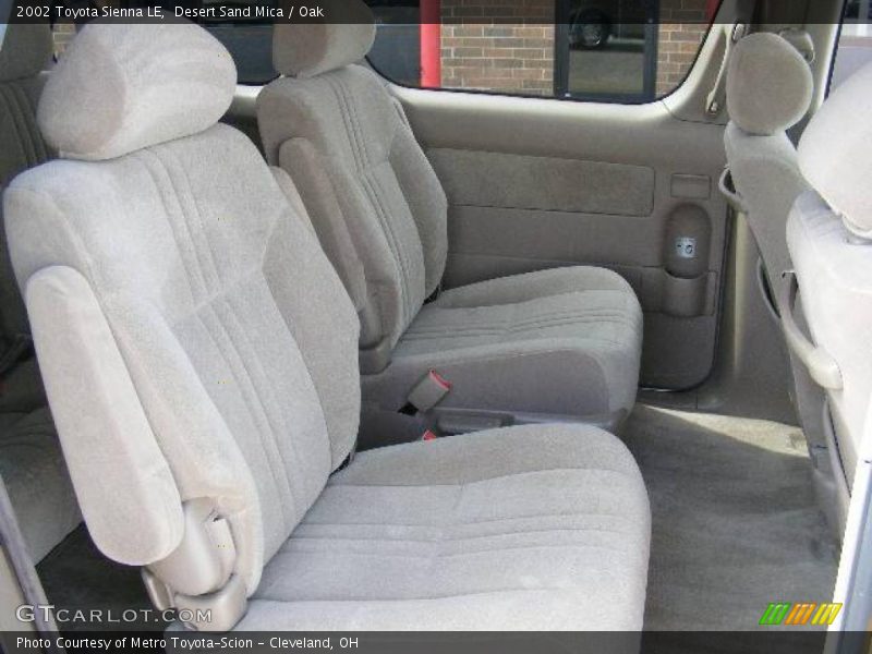 Desert Sand Mica / Oak 2002 Toyota Sienna LE