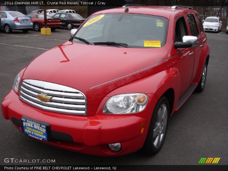 Crystal Red Metallic Tintcoat / Gray 2011 Chevrolet HHR LT