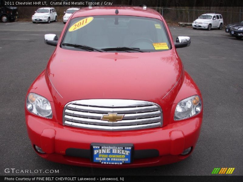 Crystal Red Metallic Tintcoat / Gray 2011 Chevrolet HHR LT