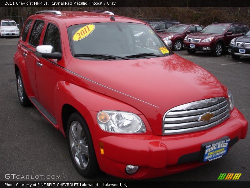 Crystal Red Metallic Tintcoat / Gray 2011 Chevrolet HHR LT