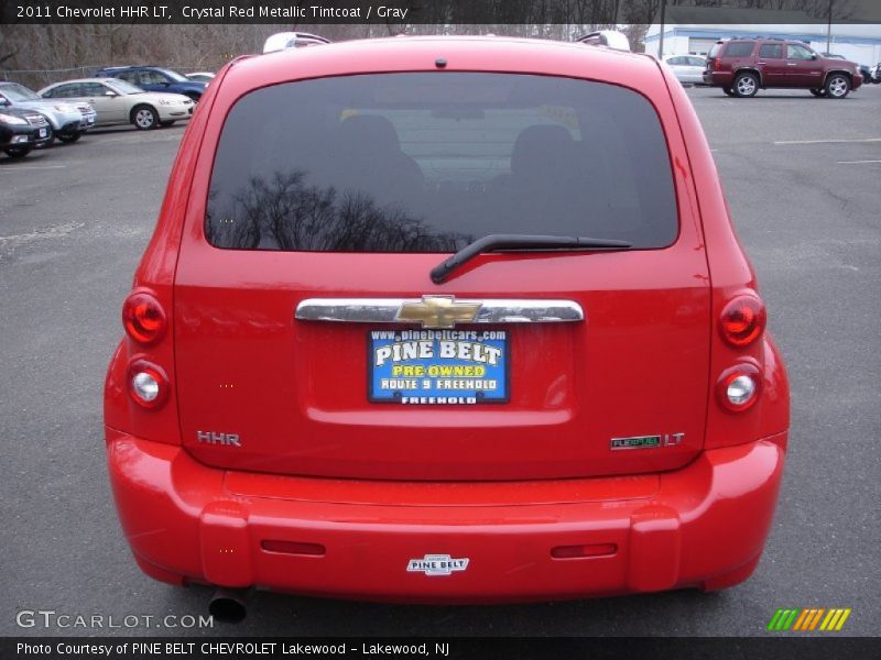 Crystal Red Metallic Tintcoat / Gray 2011 Chevrolet HHR LT
