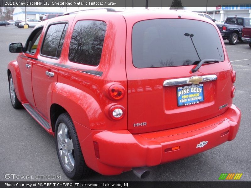 Crystal Red Metallic Tintcoat / Gray 2011 Chevrolet HHR LT