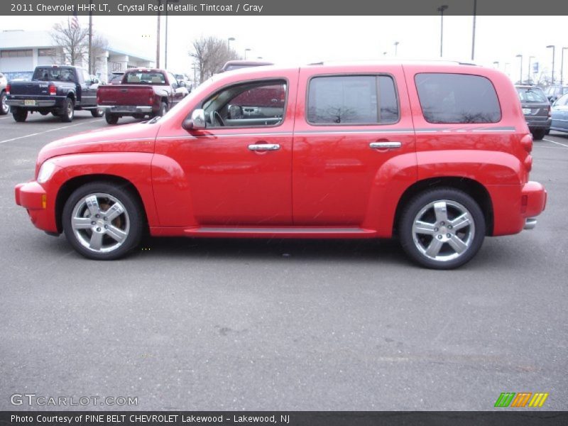 Crystal Red Metallic Tintcoat / Gray 2011 Chevrolet HHR LT