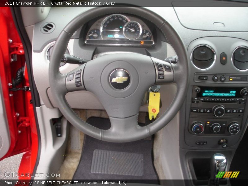 Crystal Red Metallic Tintcoat / Gray 2011 Chevrolet HHR LT