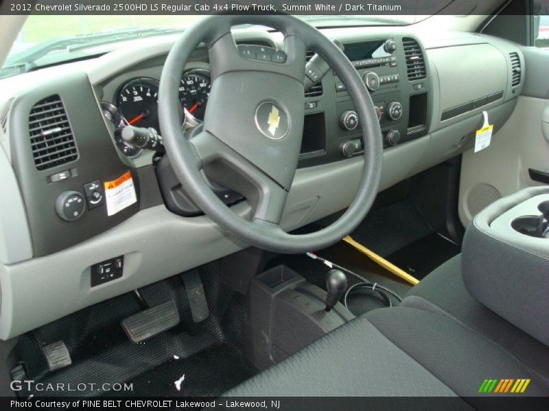 Summit White / Dark Titanium 2012 Chevrolet Silverado 2500HD LS Regular Cab 4x4 Plow Truck