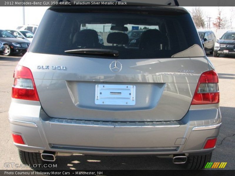 Palladium Silver Metallic / Black 2012 Mercedes-Benz GLK 350 4Matic