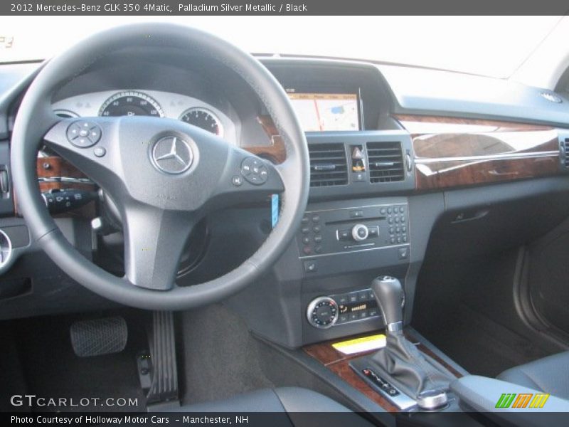 Palladium Silver Metallic / Black 2012 Mercedes-Benz GLK 350 4Matic