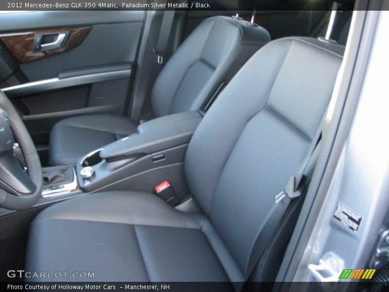 Palladium Silver Metallic / Black 2012 Mercedes-Benz GLK 350 4Matic