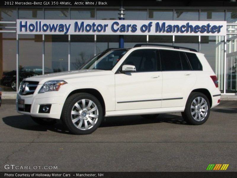 Arctic White / Black 2012 Mercedes-Benz GLK 350 4Matic