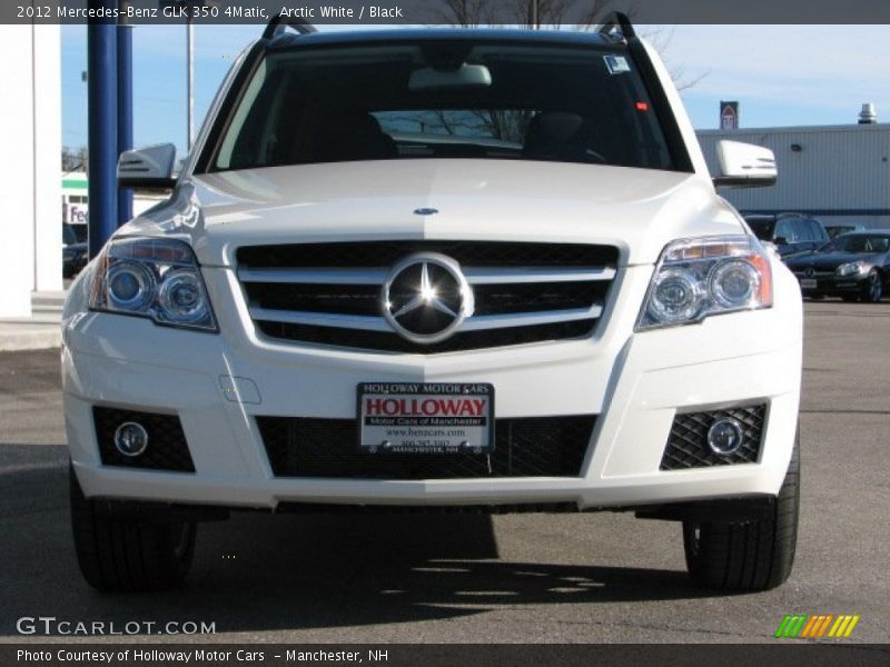 Arctic White / Black 2012 Mercedes-Benz GLK 350 4Matic