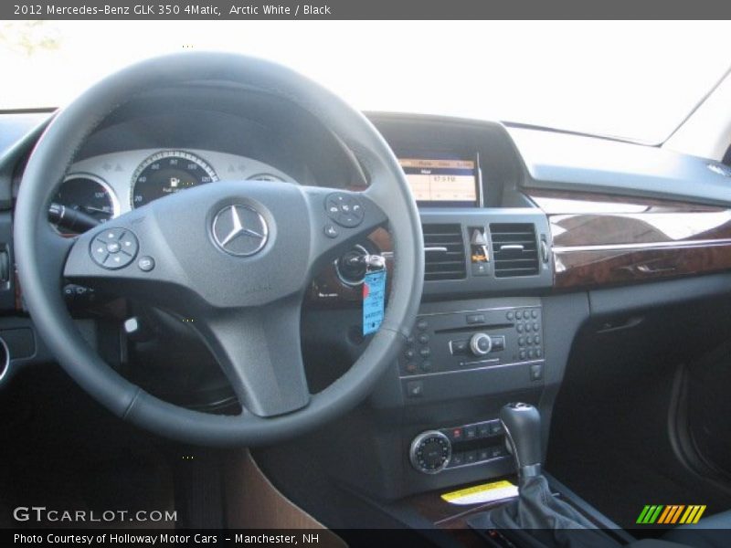 Arctic White / Black 2012 Mercedes-Benz GLK 350 4Matic