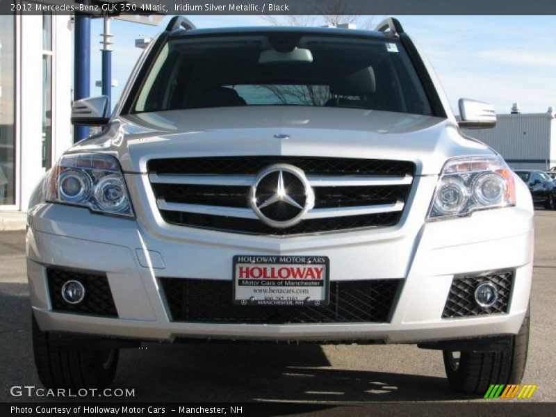 Iridium Silver Metallic / Black 2012 Mercedes-Benz GLK 350 4Matic