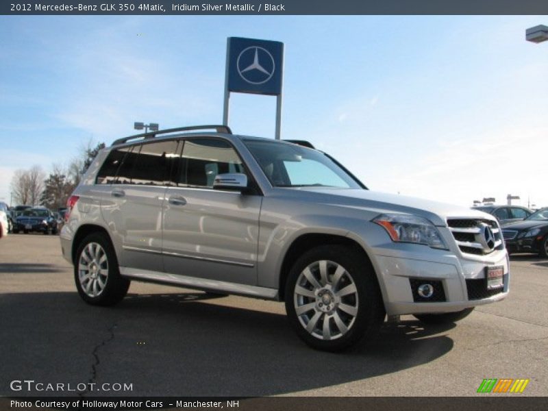 Iridium Silver Metallic / Black 2012 Mercedes-Benz GLK 350 4Matic