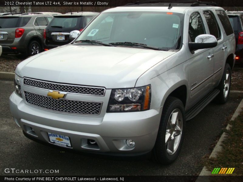 Silver Ice Metallic / Ebony 2012 Chevrolet Tahoe LTZ 4x4