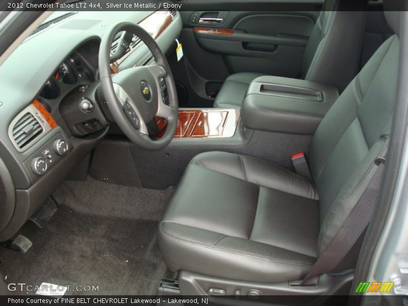 Silver Ice Metallic / Ebony 2012 Chevrolet Tahoe LTZ 4x4