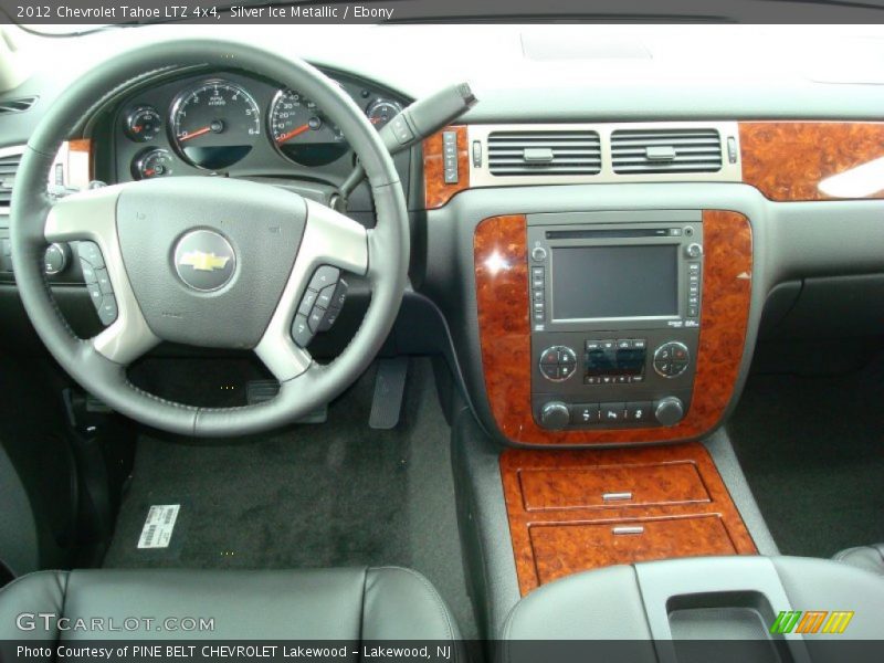 Silver Ice Metallic / Ebony 2012 Chevrolet Tahoe LTZ 4x4