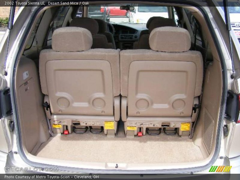 Desert Sand Mica / Oak 2002 Toyota Sienna LE