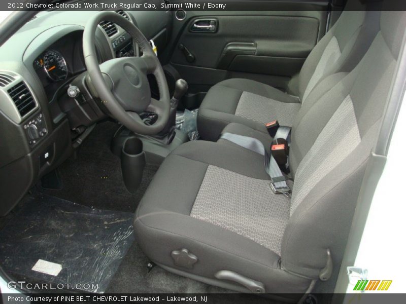  2012 Colorado Work Truck Regular Cab Ebony Interior