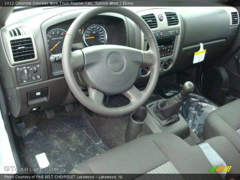 Dashboard of 2012 Colorado Work Truck Regular Cab