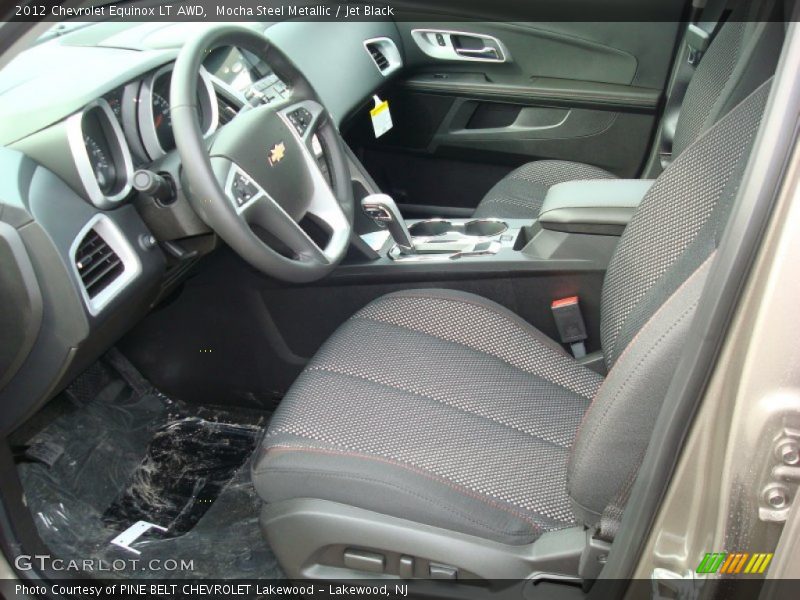 Mocha Steel Metallic / Jet Black 2012 Chevrolet Equinox LT AWD