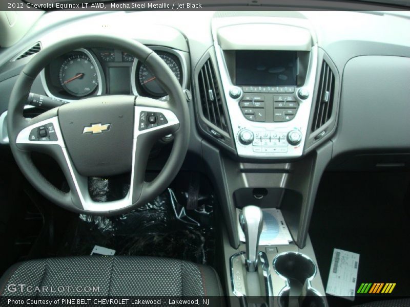 Mocha Steel Metallic / Jet Black 2012 Chevrolet Equinox LT AWD