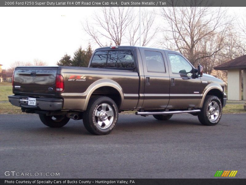 Dark Stone Metallic / Tan 2006 Ford F250 Super Duty Lariat FX4 Off Road Crew Cab 4x4