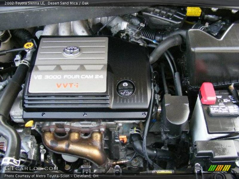 Desert Sand Mica / Oak 2002 Toyota Sienna LE