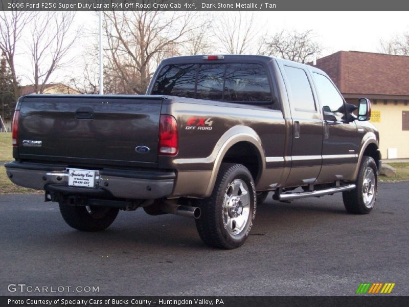 Dark Stone Metallic / Tan 2006 Ford F250 Super Duty Lariat FX4 Off Road Crew Cab 4x4