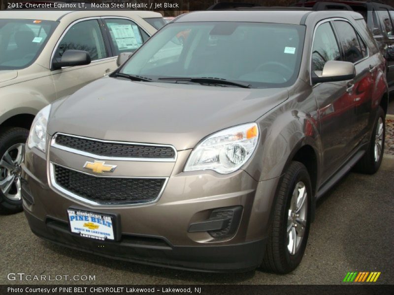 Mocha Steel Metallic / Jet Black 2012 Chevrolet Equinox LT