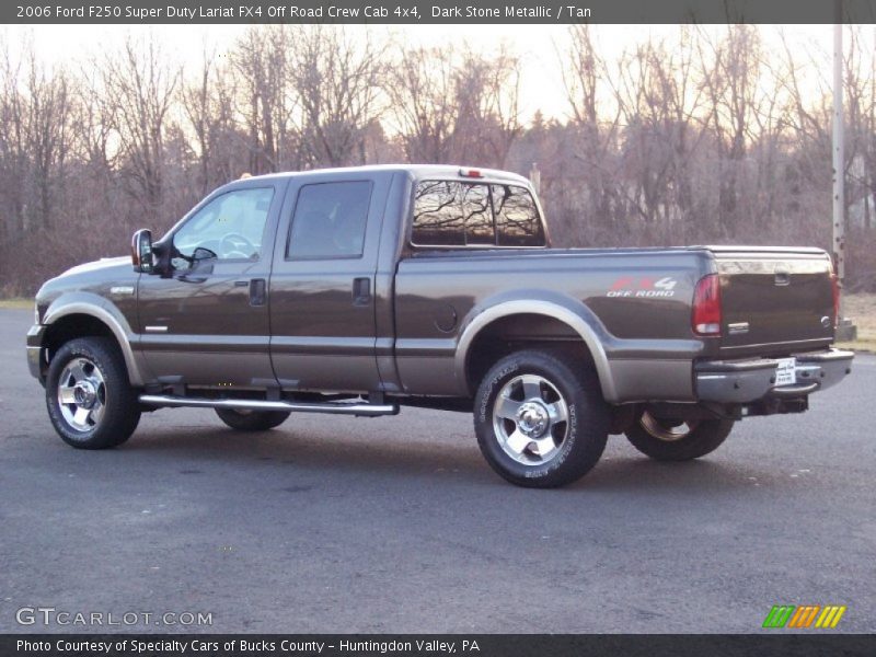 Dark Stone Metallic / Tan 2006 Ford F250 Super Duty Lariat FX4 Off Road Crew Cab 4x4