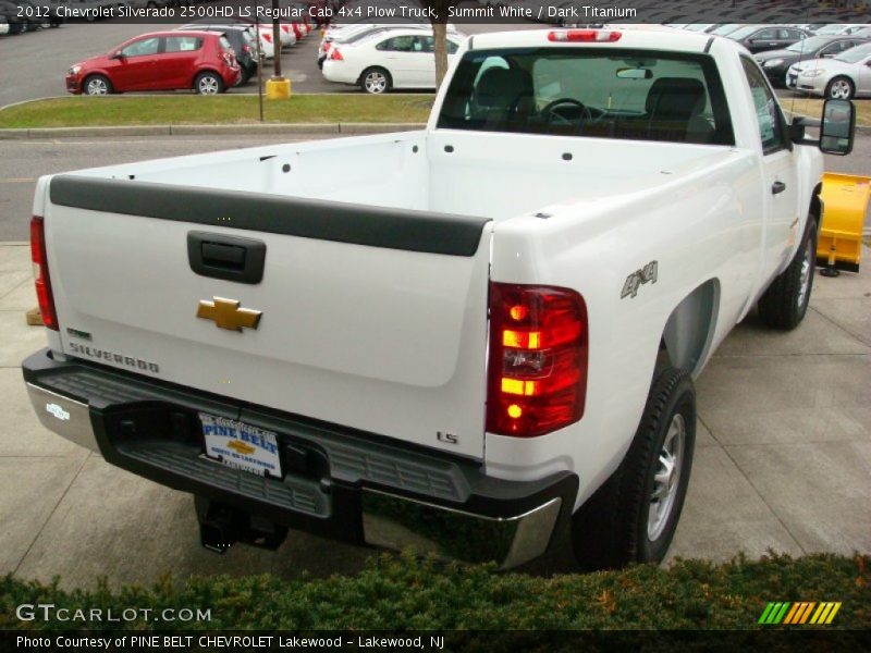 Summit White / Dark Titanium 2012 Chevrolet Silverado 2500HD LS Regular Cab 4x4 Plow Truck